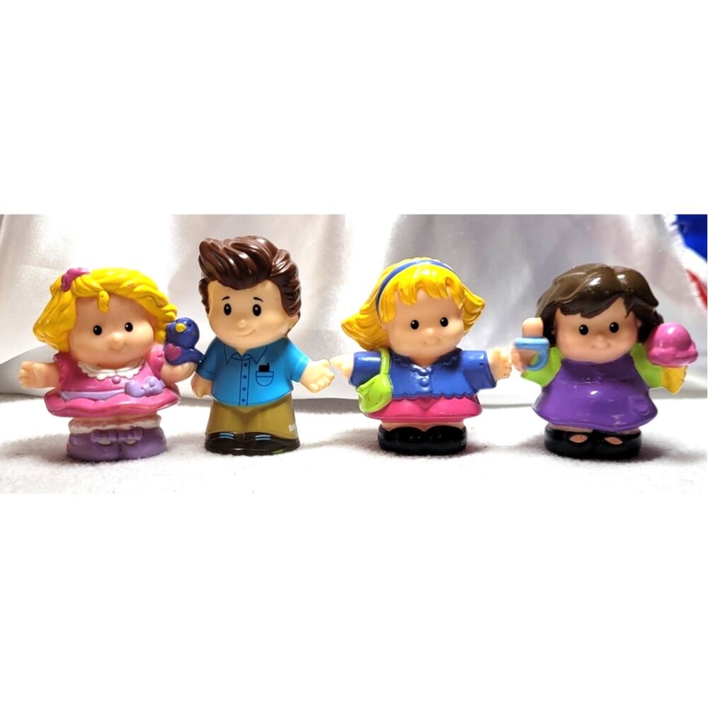 Fisher Price Little People Figures Lot Sweet Sounds Sarah Lynn Dad Pregnant Mom